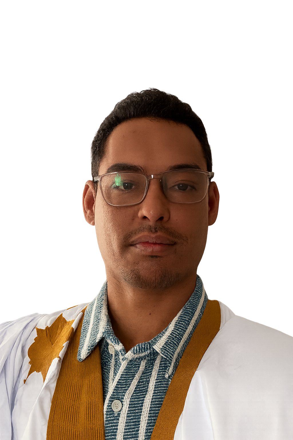 Portrait de Saleck Ahmedou, développeur et consultant en systèmes de santé